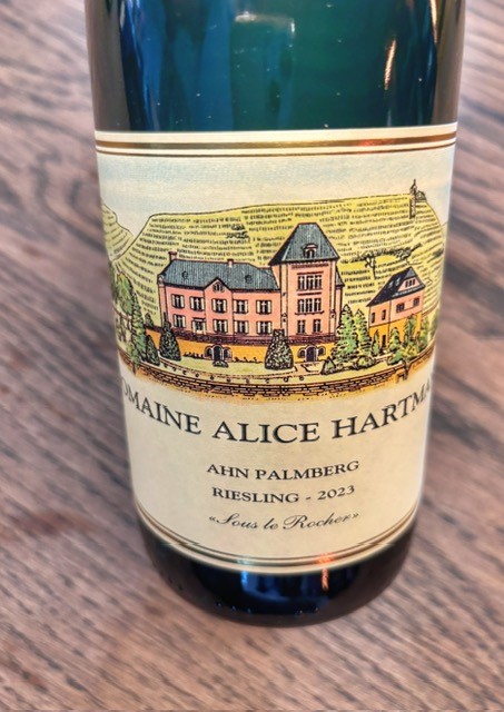 ALICE HARTMANN RIESLING AHN PALMBERG SOUS LES ROCHERS 2023